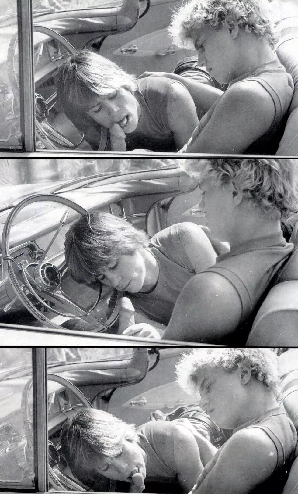 Ted West going down on Brian Hawkes