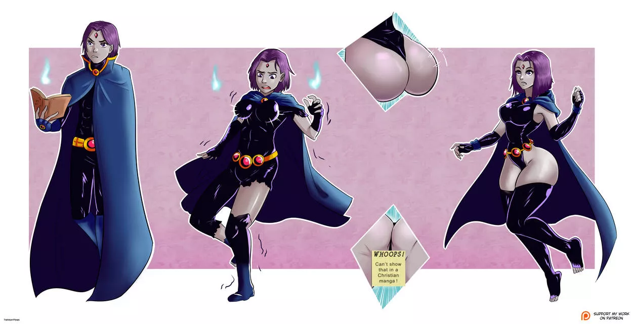 Teen Titans: Raven MTF By TheMightFenek Teen Titans: Raven MTF By TheMightFenek