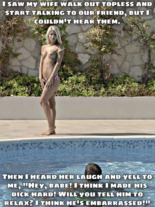 Tell him to relax!