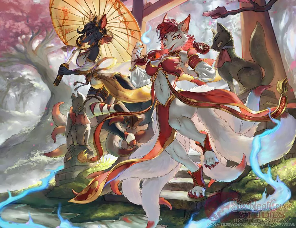 Temple of The Fox (By myself SixthLeafClover)