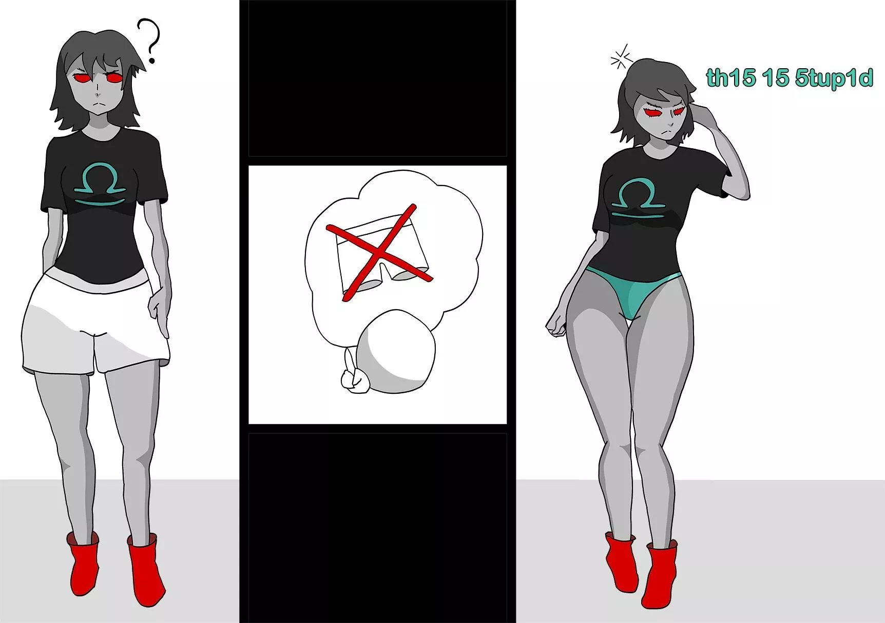 Terezi Panties Porn - Terezi's underwear problem nudes by RimlandicMilitiaman