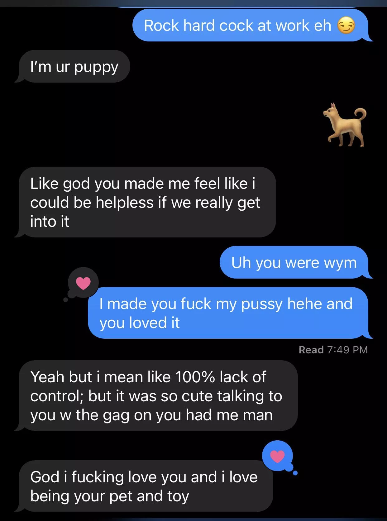 Texting the good boy while heβs at work β€οΈβπ₯ Texting the good boy while heβs at work β€οΈβπ₯
