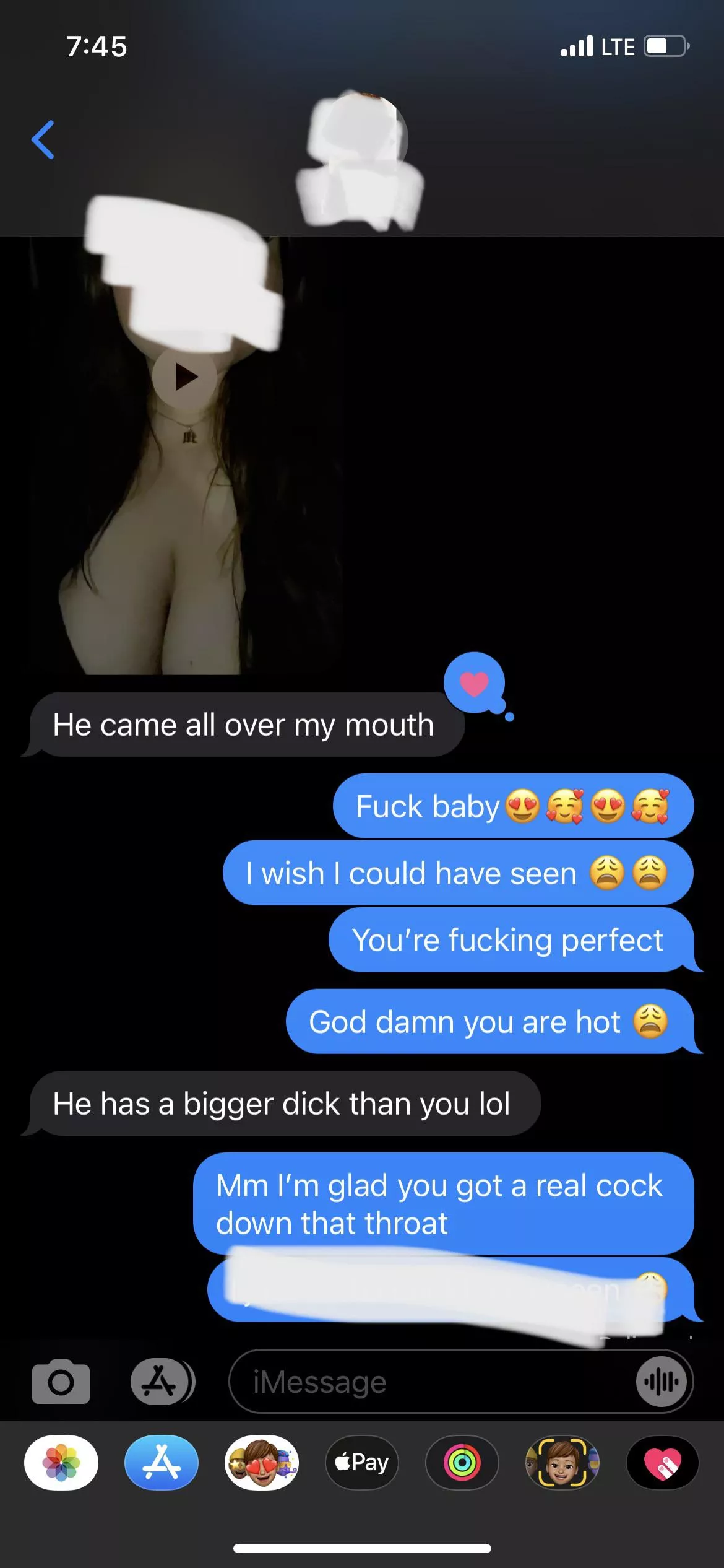 Texts I get, I fucking love her!