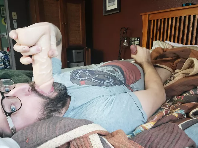 Tfw you wanna suck a huge cock but it's too big for you to get it down past the head