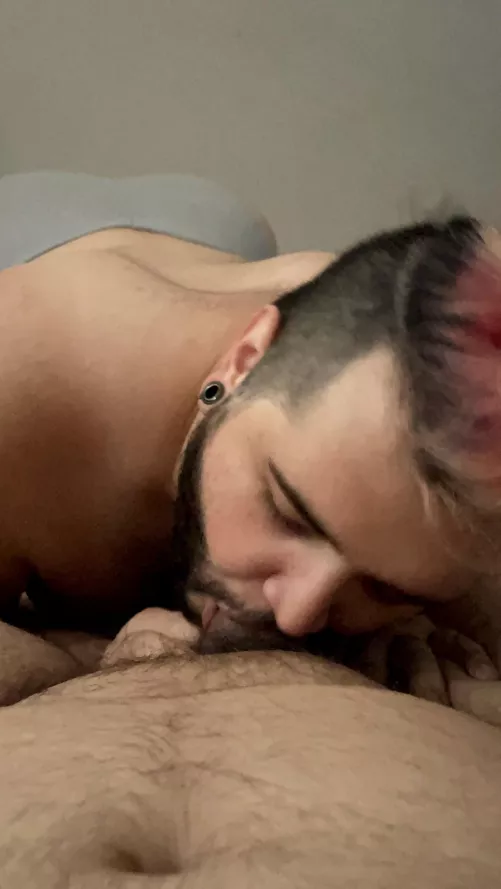 Thanking my buddy for letting me crash with him