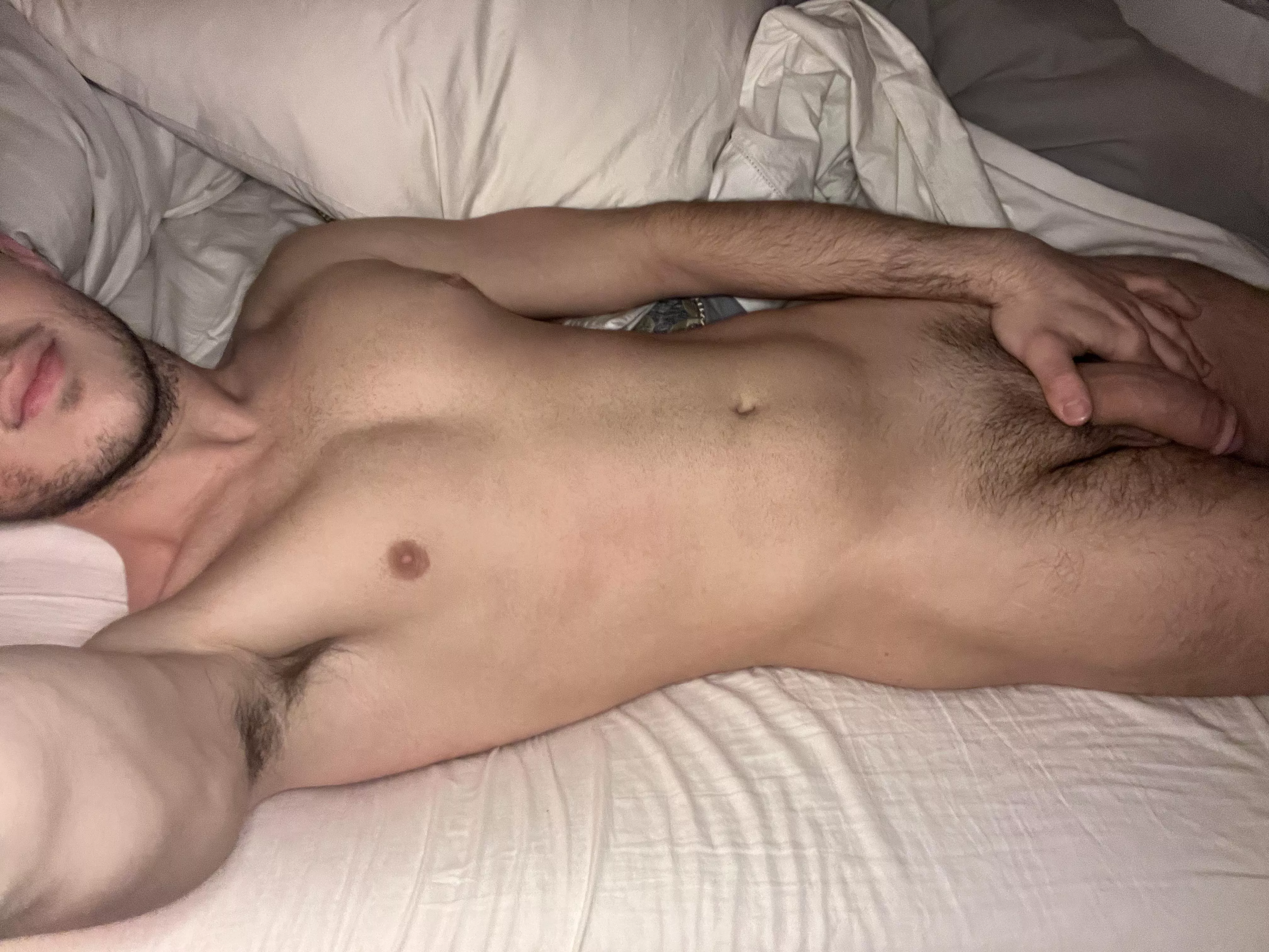 Thanks for letting me crash in your bed last night my man