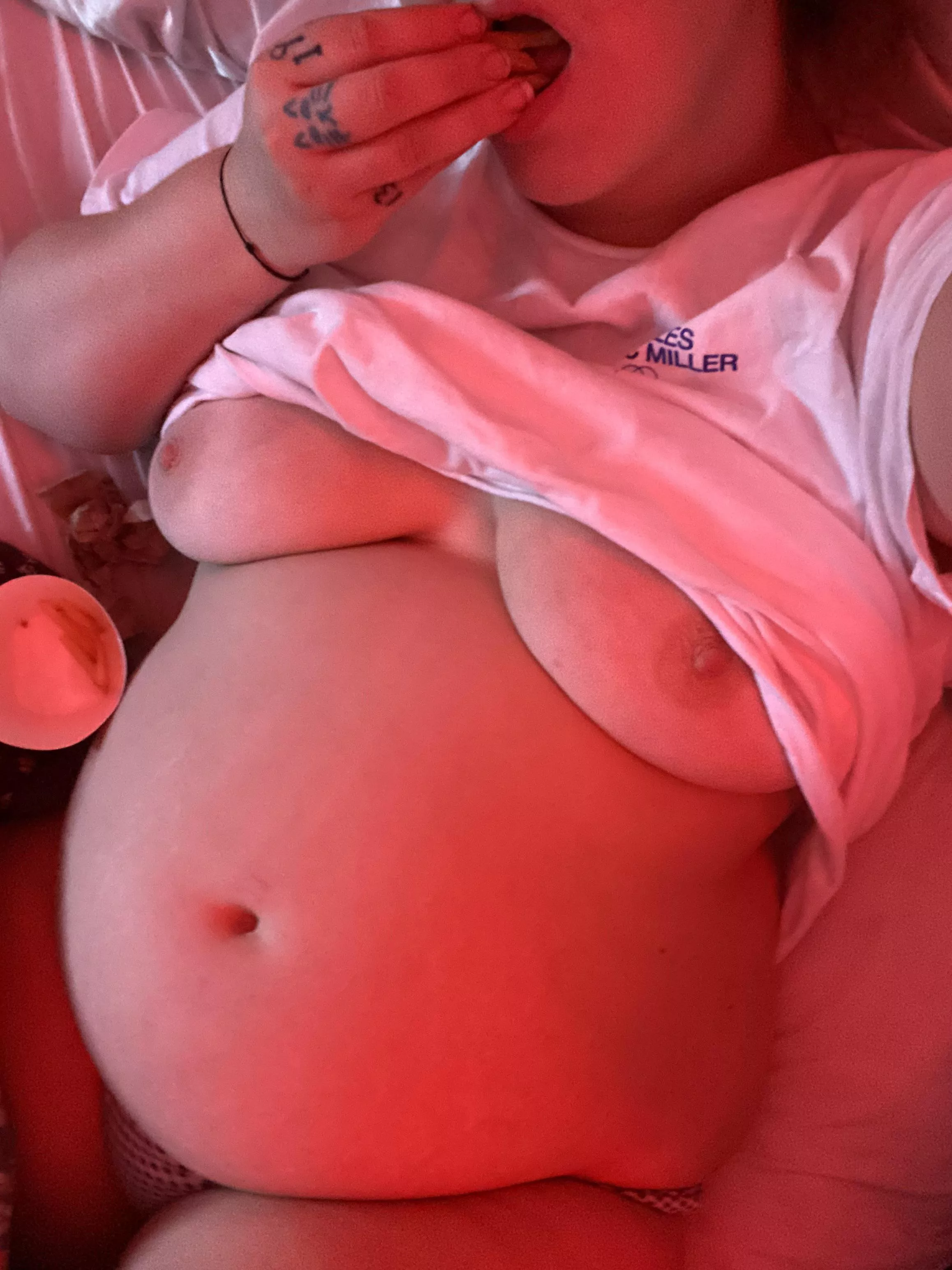 That food was amazing. Still finishing up my fries.