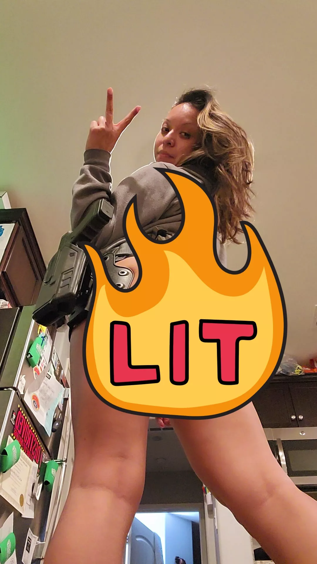 That one time I dry fired in a thong..🥵 jiggly butt jiggly butt 🍑🍑🍑