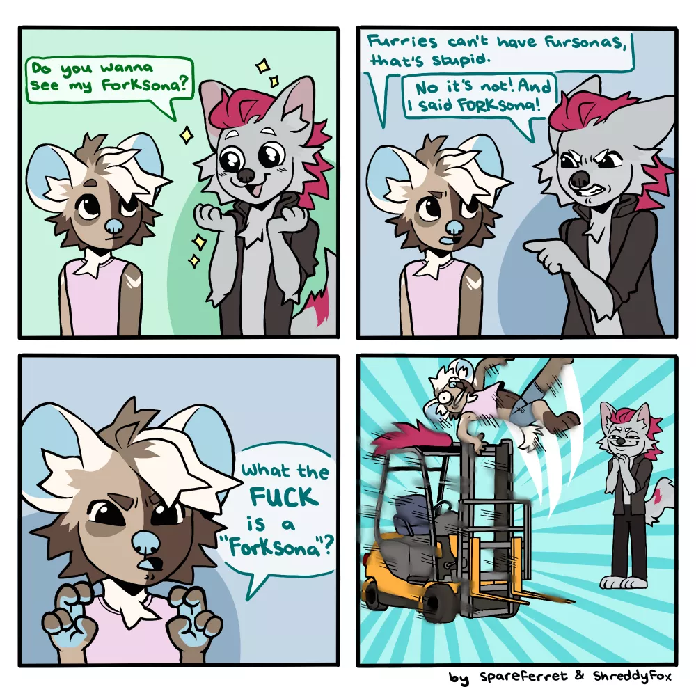 that's forked up (spareferret & shreddyfox)