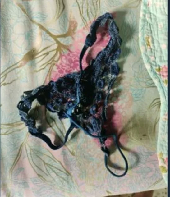 That's my mom's panty.. Found it in my friends house.. wtf is going on