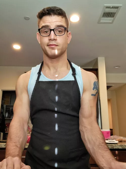 The apron makes me feel professional π