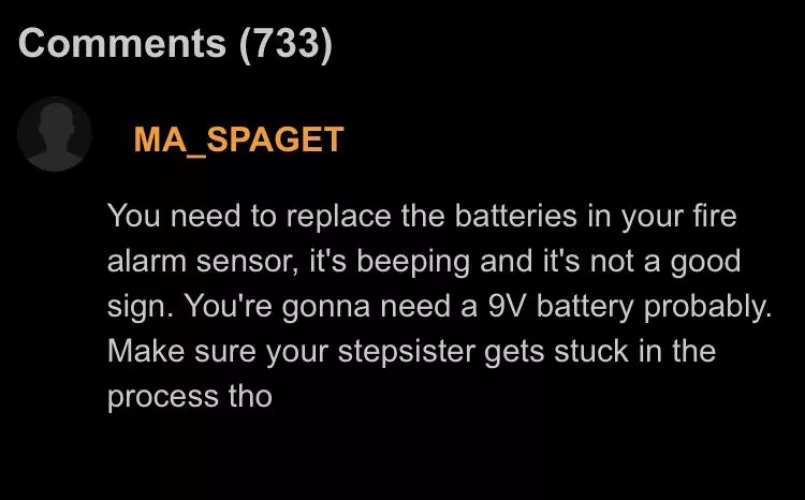 The beeping was annoying