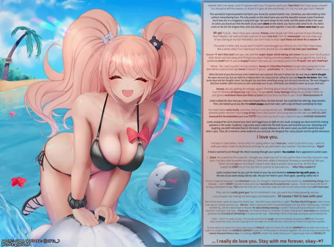 The Best, Most Hope-Inducing Caption in the History of Mankind [Romance] [Wholesome] [Danganronpa] [Enoshima Junko] [Male Viewer] [Confession]