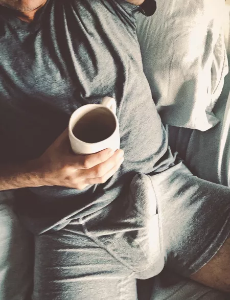 The best part of waking up… coffee and morning wood (42)