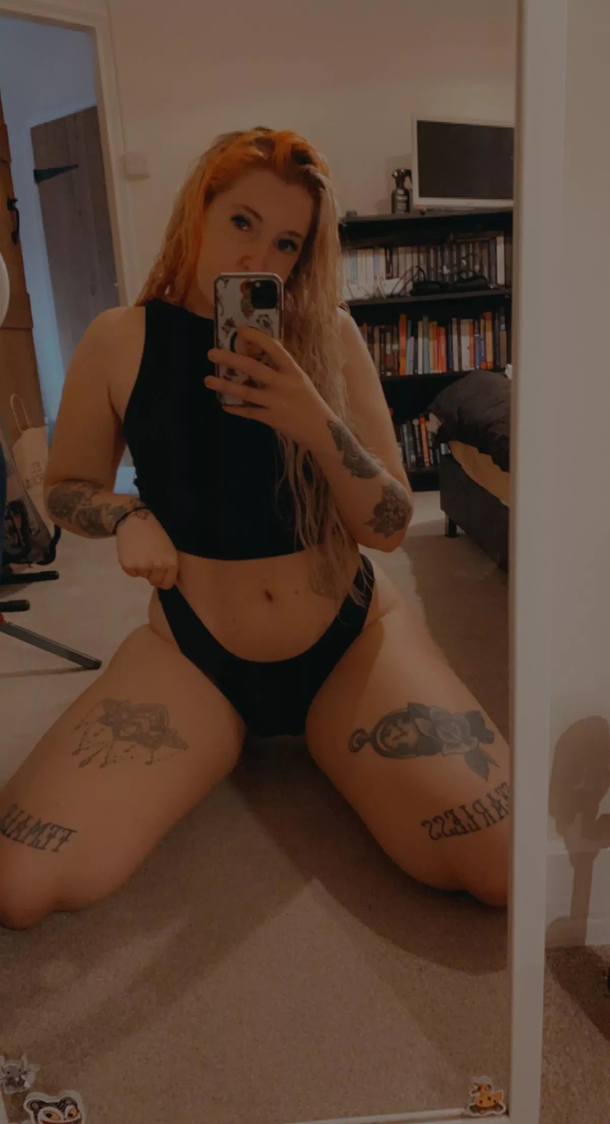 The black lingerie is elite.. it does powerful things to a body