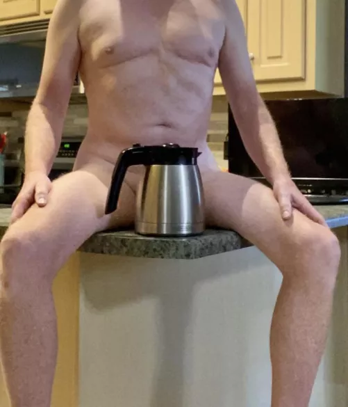 The coffee bar is self serve this morning!