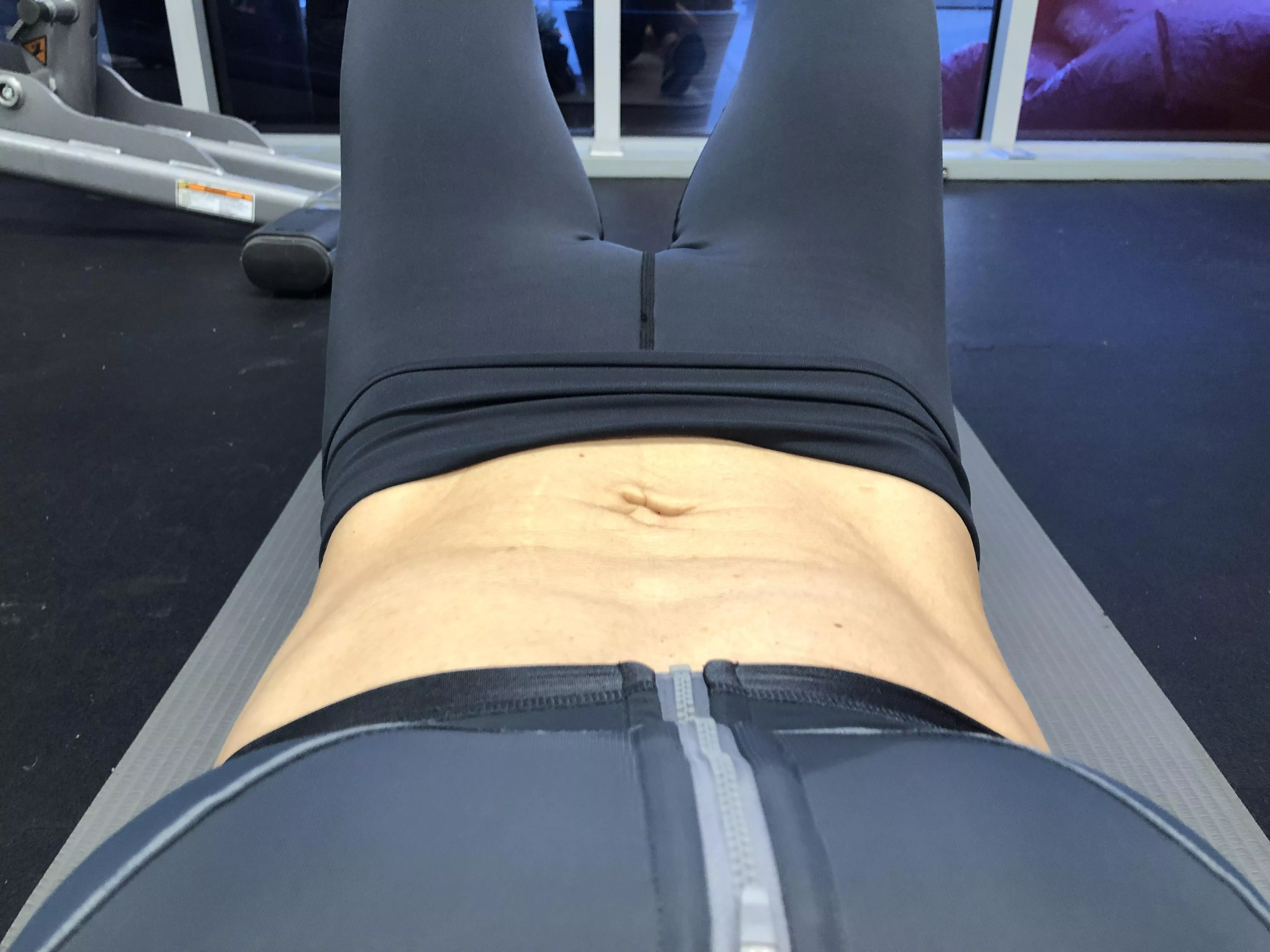 The crunches never stop, nor does the sweat The crunches never stop, nor does the sweat