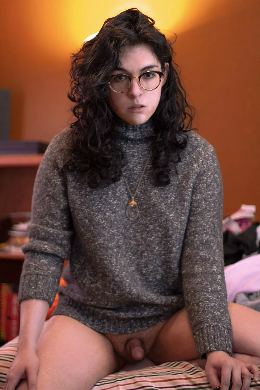 The cute tgirl in class invited you over to study 😳 wyd?