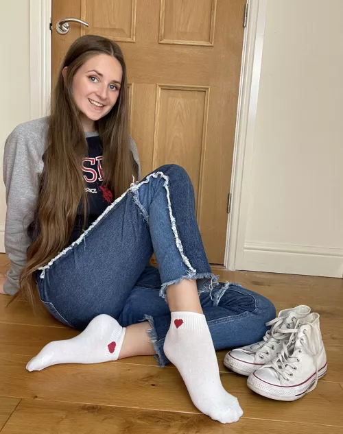 The cutest socks! โค๏ธ