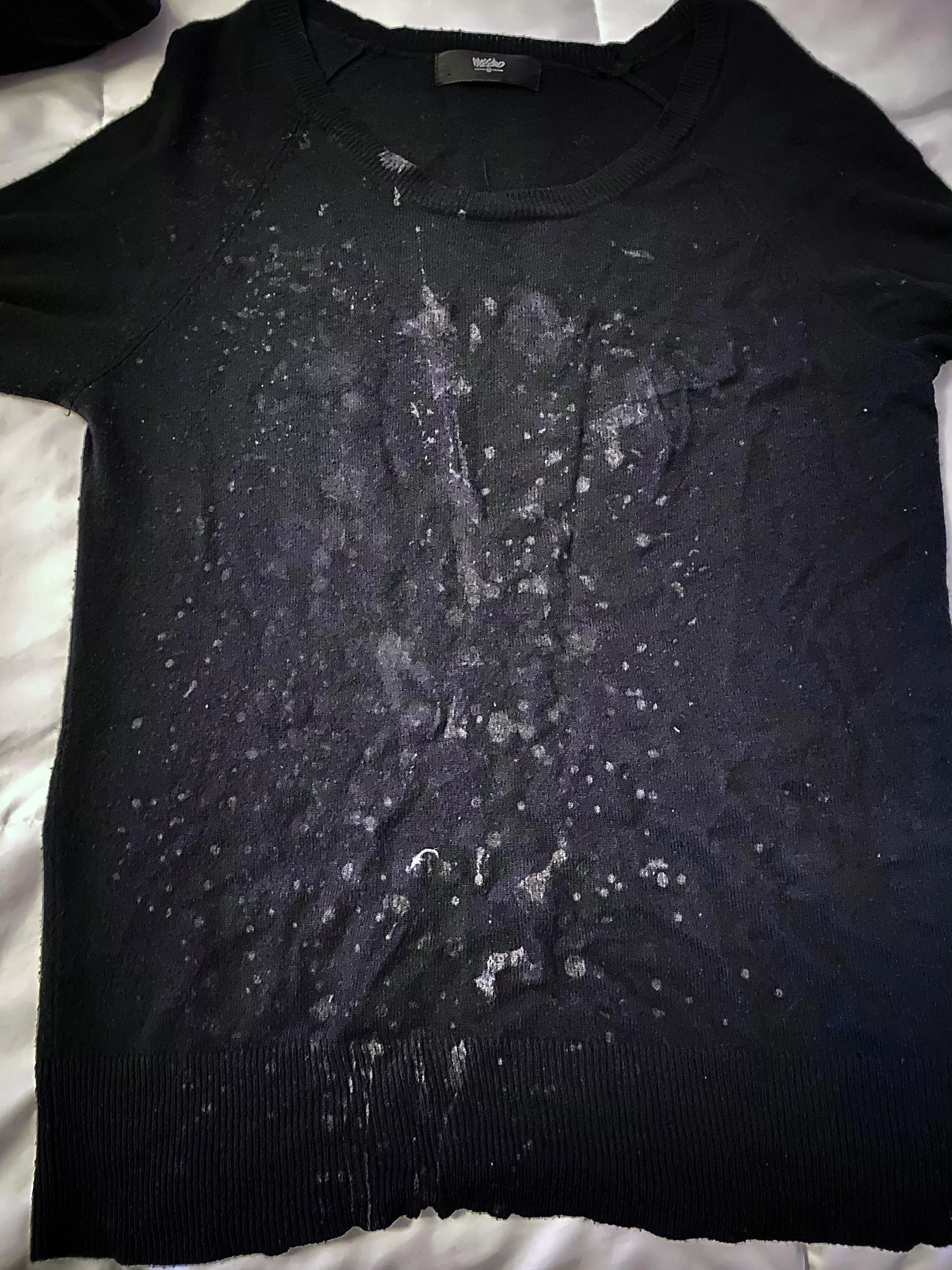 The day after just one load. Couldn’t wait for her shirt to come off 💦💦💦 👚