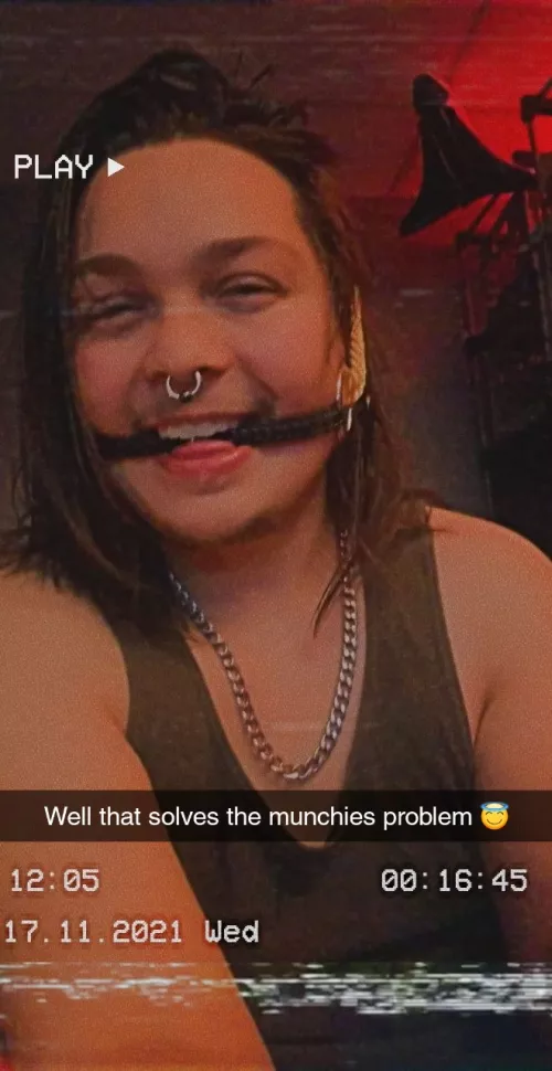 The drooling helps with cotton mouth too π