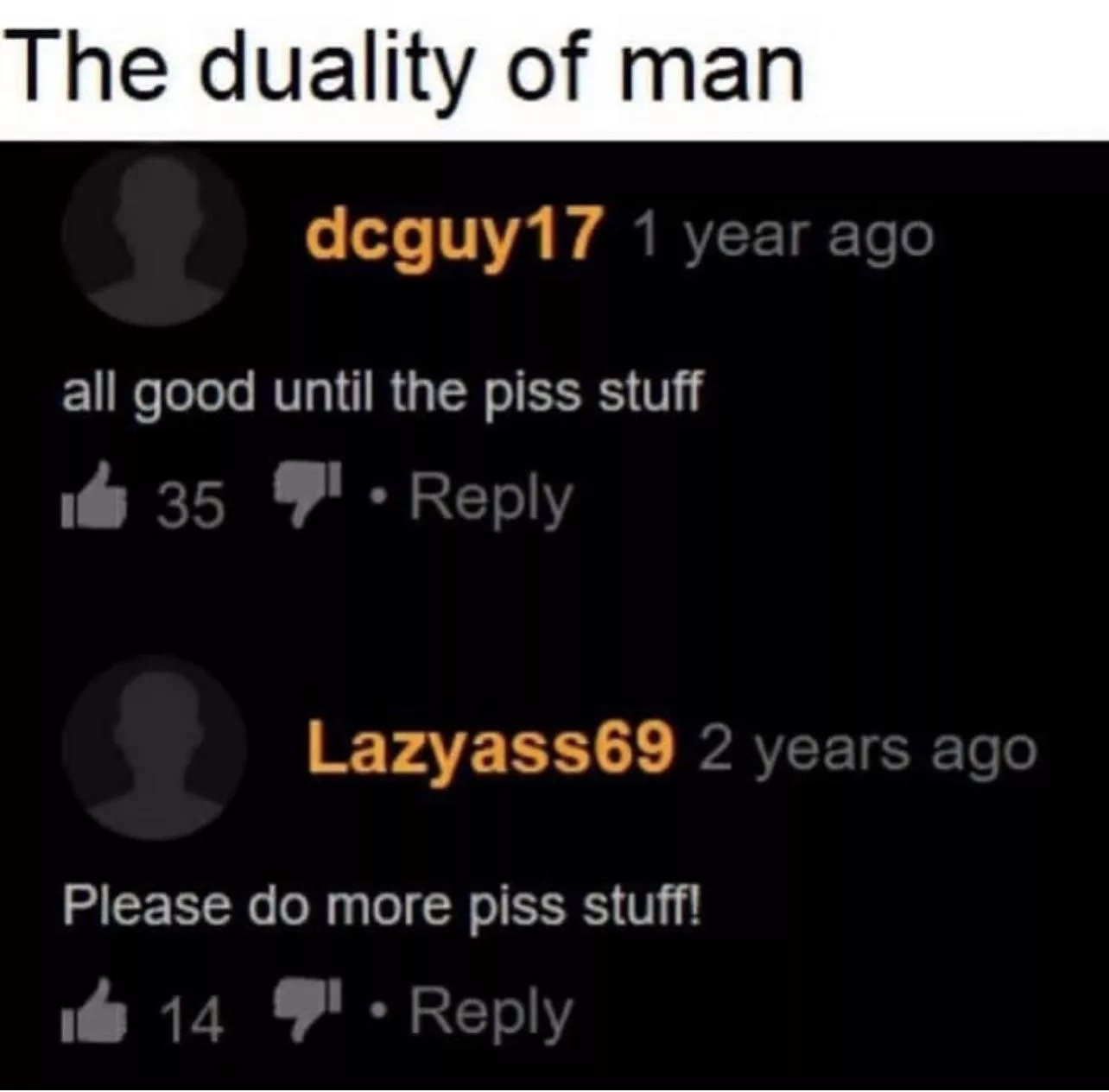 The duality of man and the internet