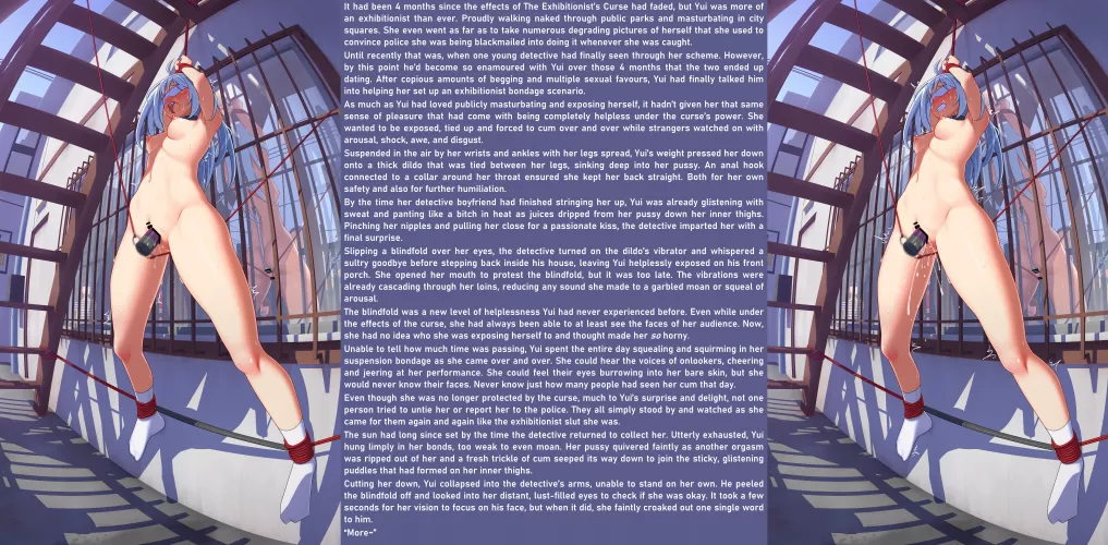 The Exhibitionist's Curse | Addendum #1 [Bondage][Femsub][Maledom][Exhibitionism][Public Humiliation][Toys][Squirting][Anal][Blindfold]