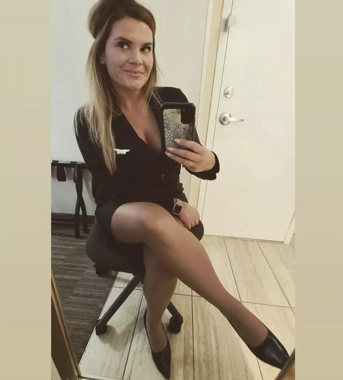 The face you make when a passenger tries to talk to you. Smile, nod and look into space