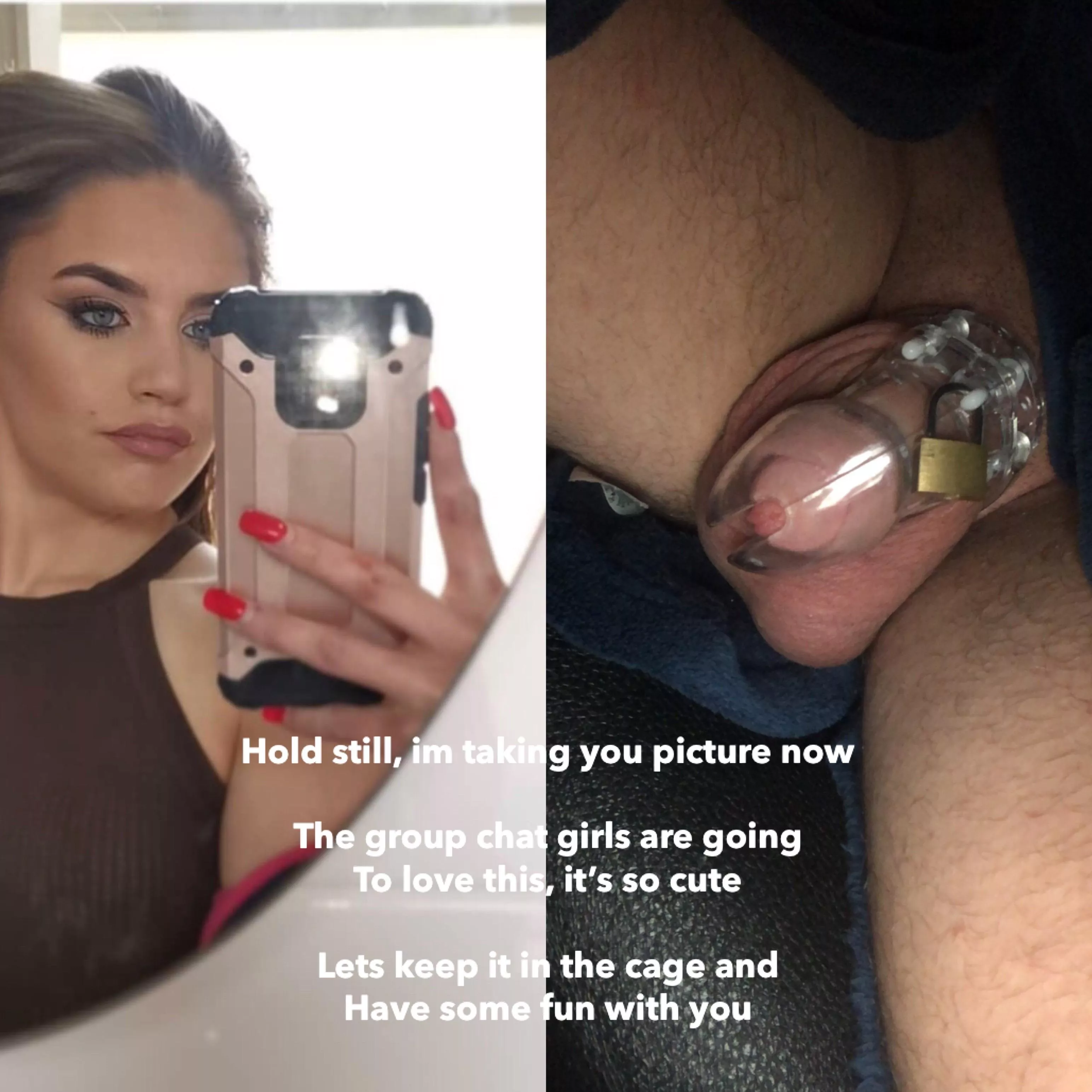 The girls will love making a mockery in the group chat The girls will love making a mockery in the group chat
