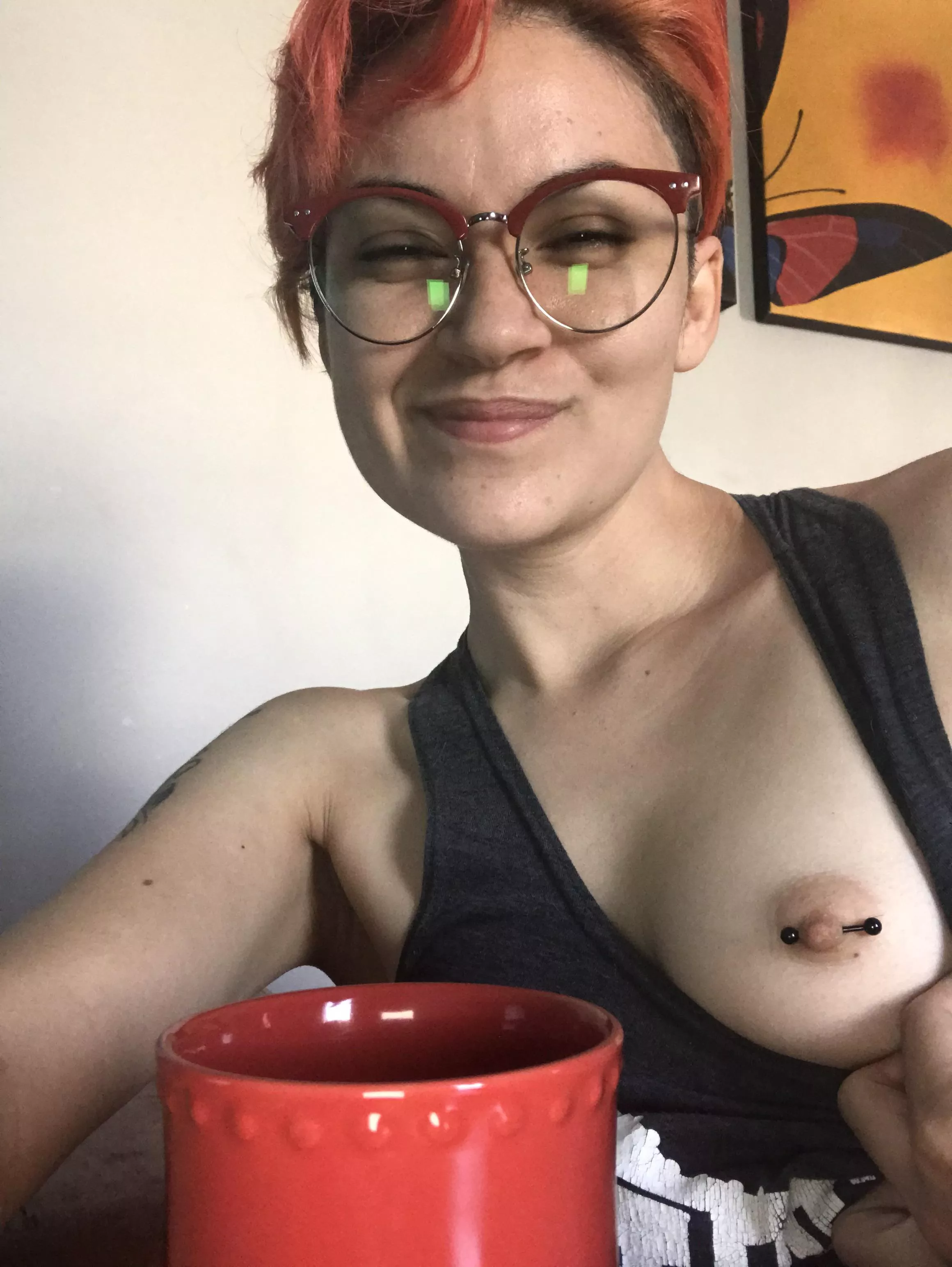 The good boys drink coffe 😜😍 Good morning and happy new trae! 😘