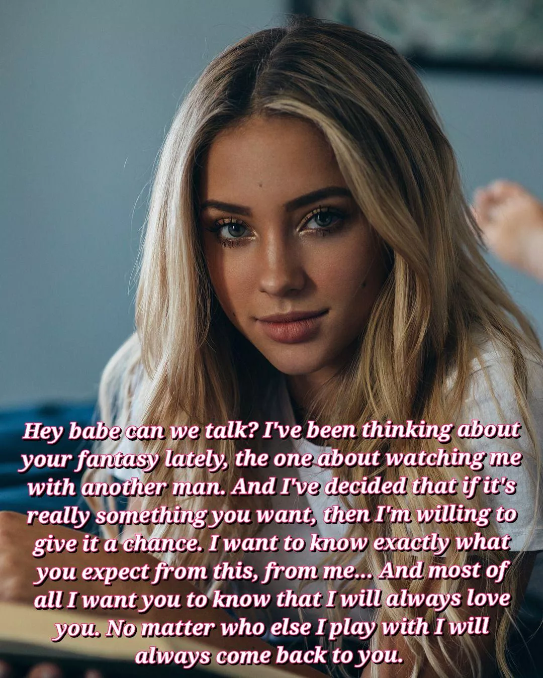 The greatest response a guy could ever ask for. The greatest response a guy could ever ask for.