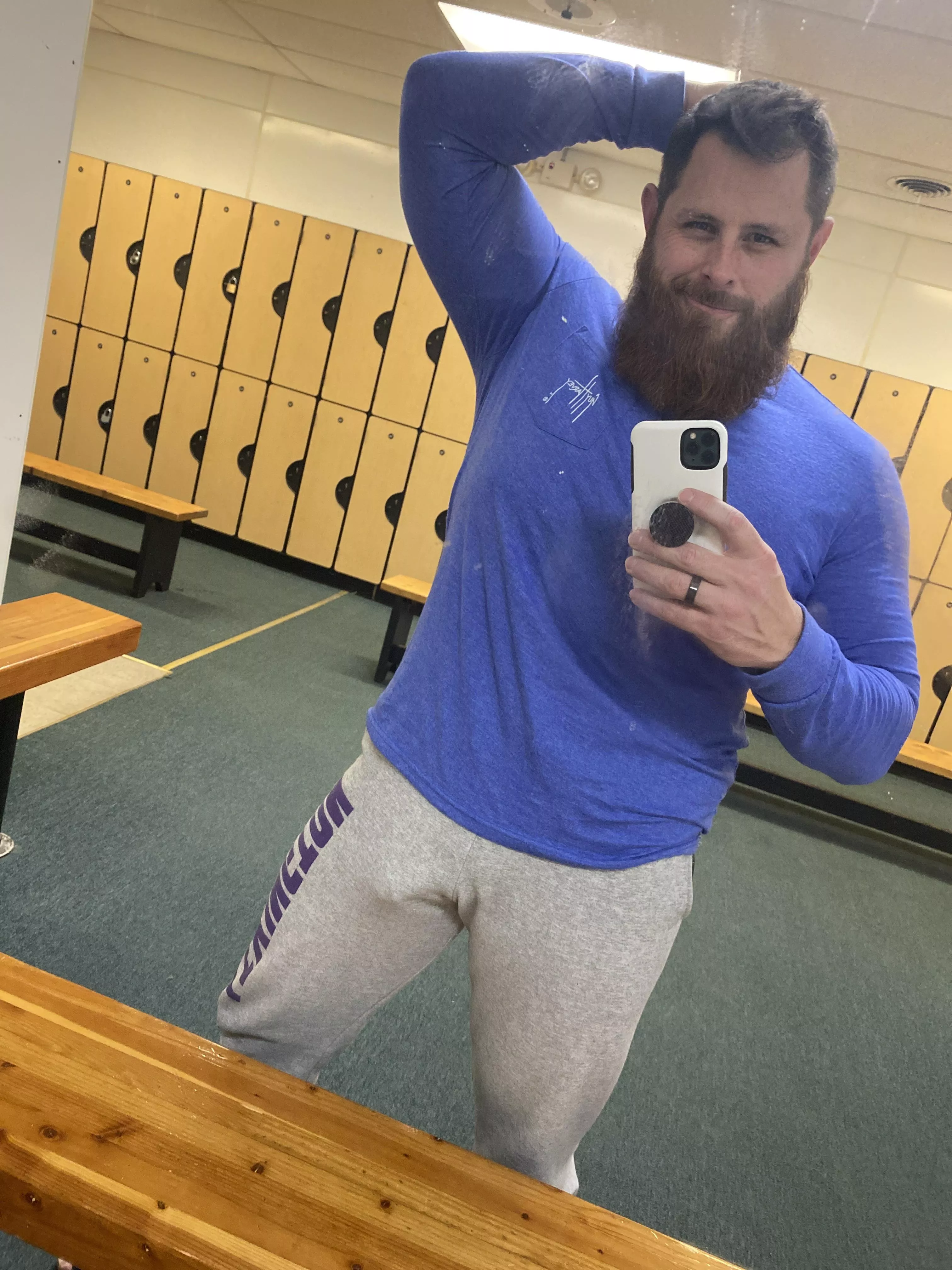 The gym always gets [M]e pumped