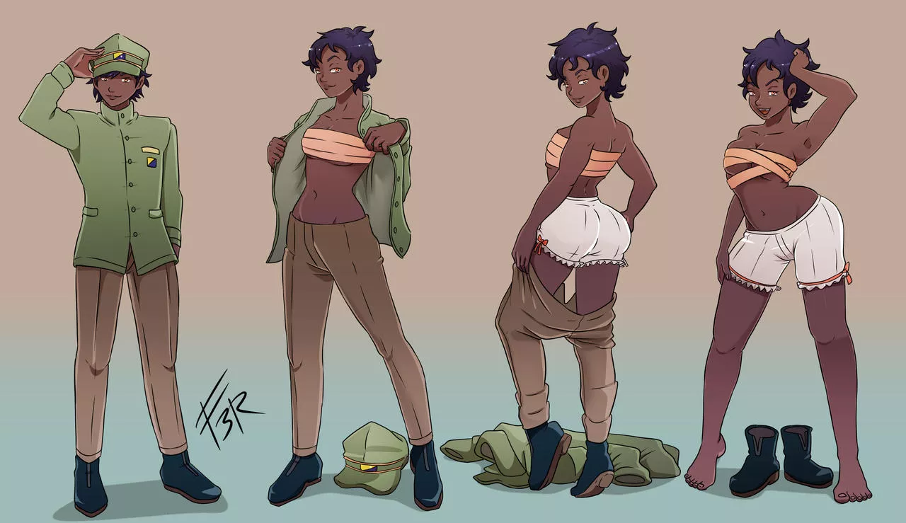 The Handsome Nate and the Beautiful Noah (Crossdressing F) commissioned by Daughterskin, created by Fokk3rs The Handsome Nate and the Beautiful Noah (Crossdressing F) commissioned by Daughterskin, created by Fokk3rs