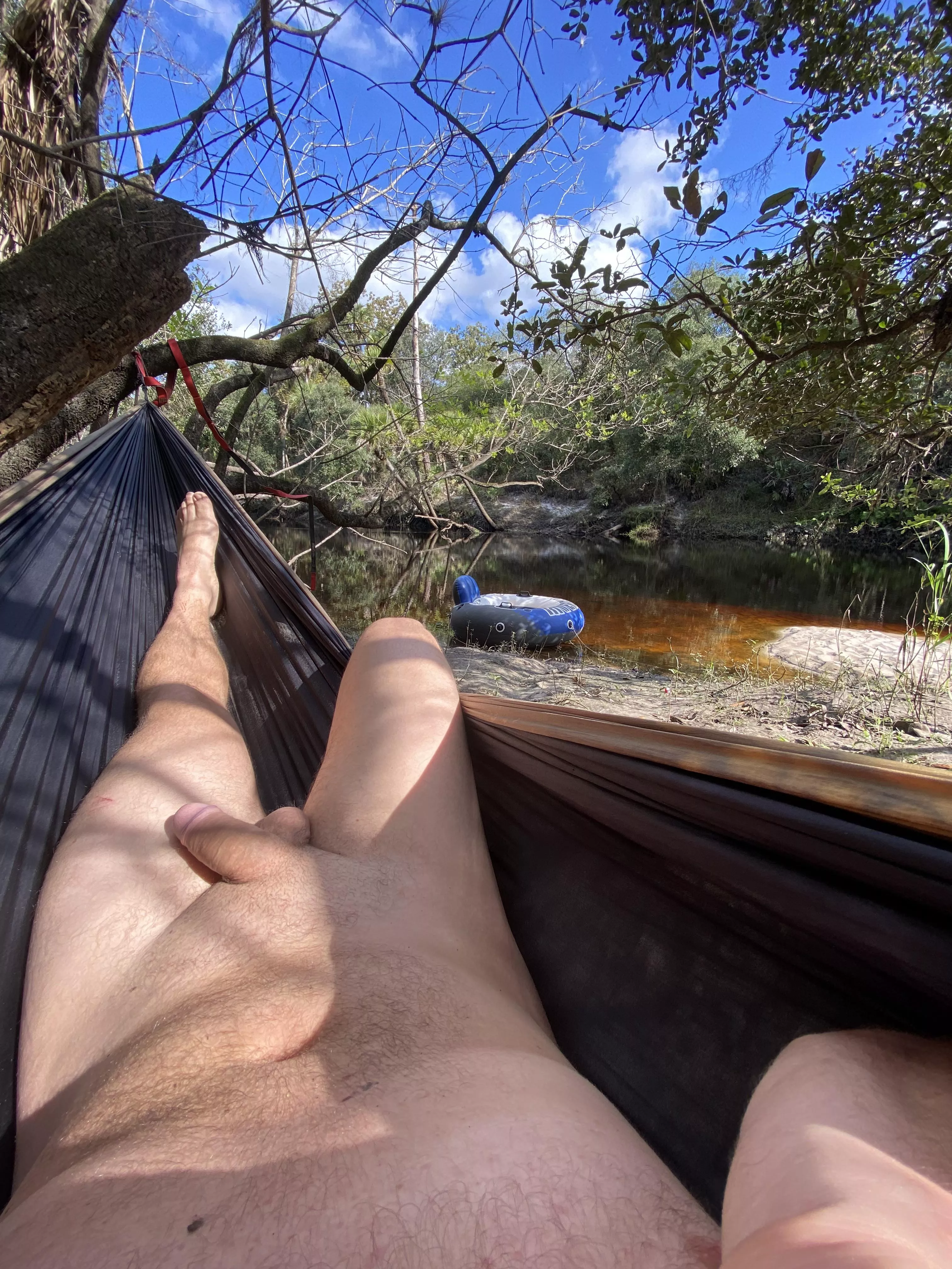 The healing power of the sun, water and air on the bare body cannot be overstated (m)