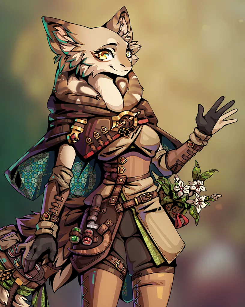 The Herbalist (art by me)