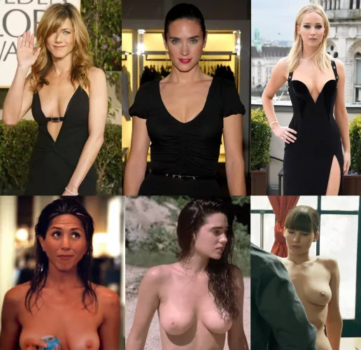 The Jennifer Sisters (Aniston, Connelly and Lawrence)