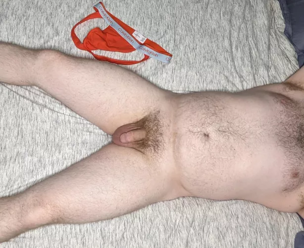 The jock is off. Now who wants to come give me a hand?