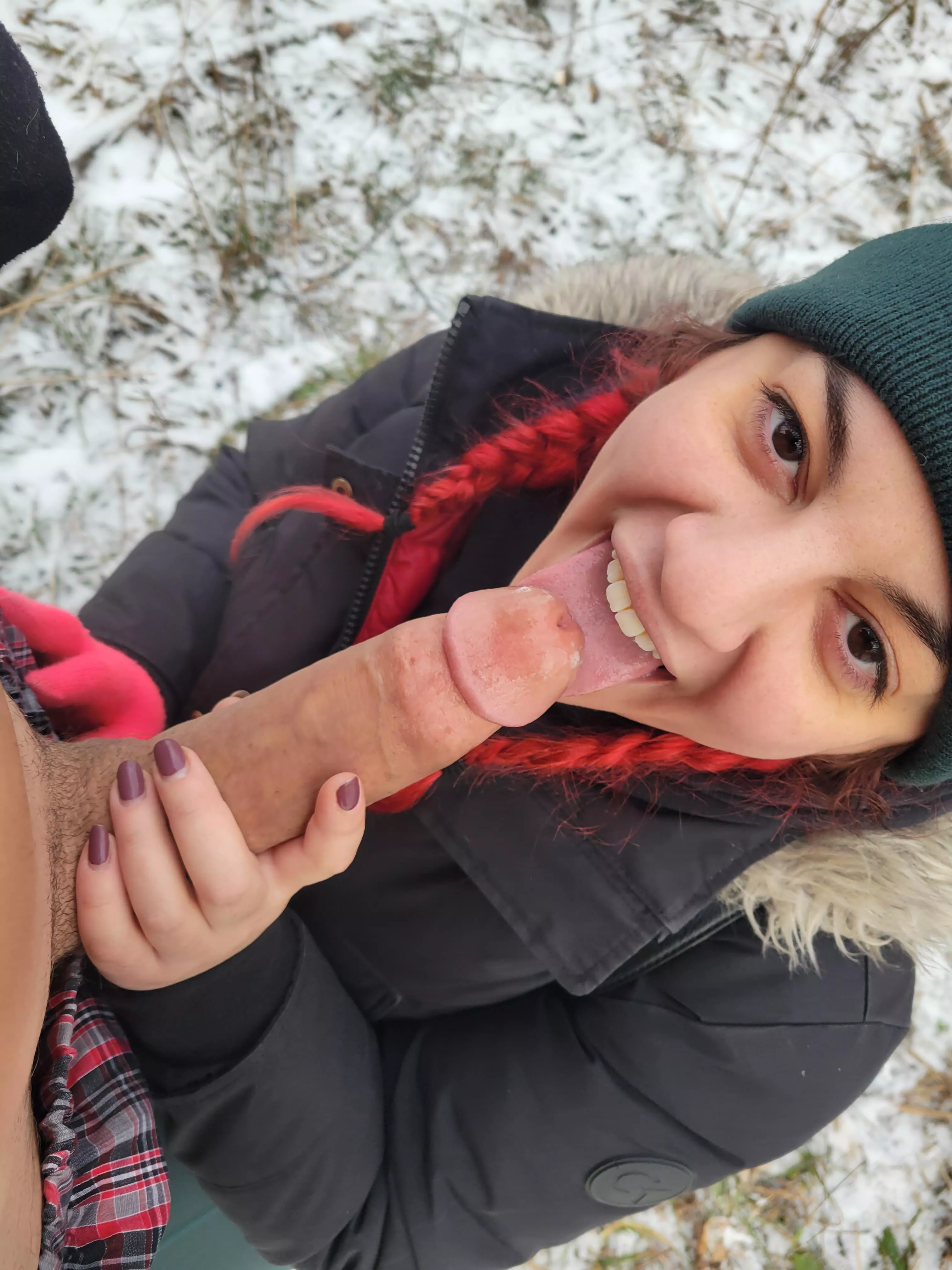 the look of happiness 🤤