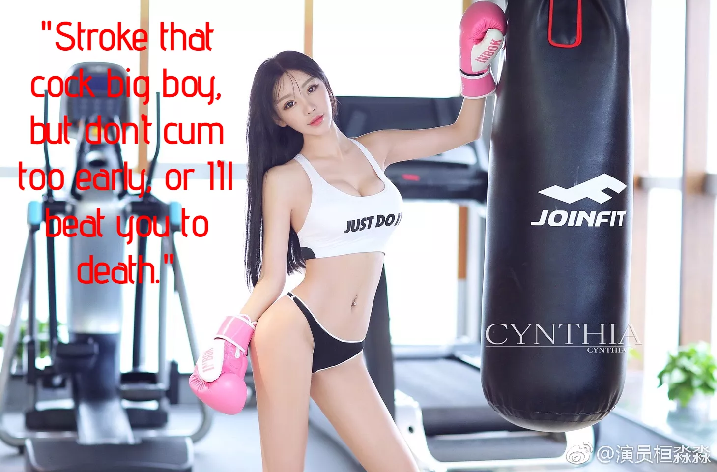 The men's world heavyweight champion got beaten up by a hot teen with no boxing experience and is now her personal punching bag