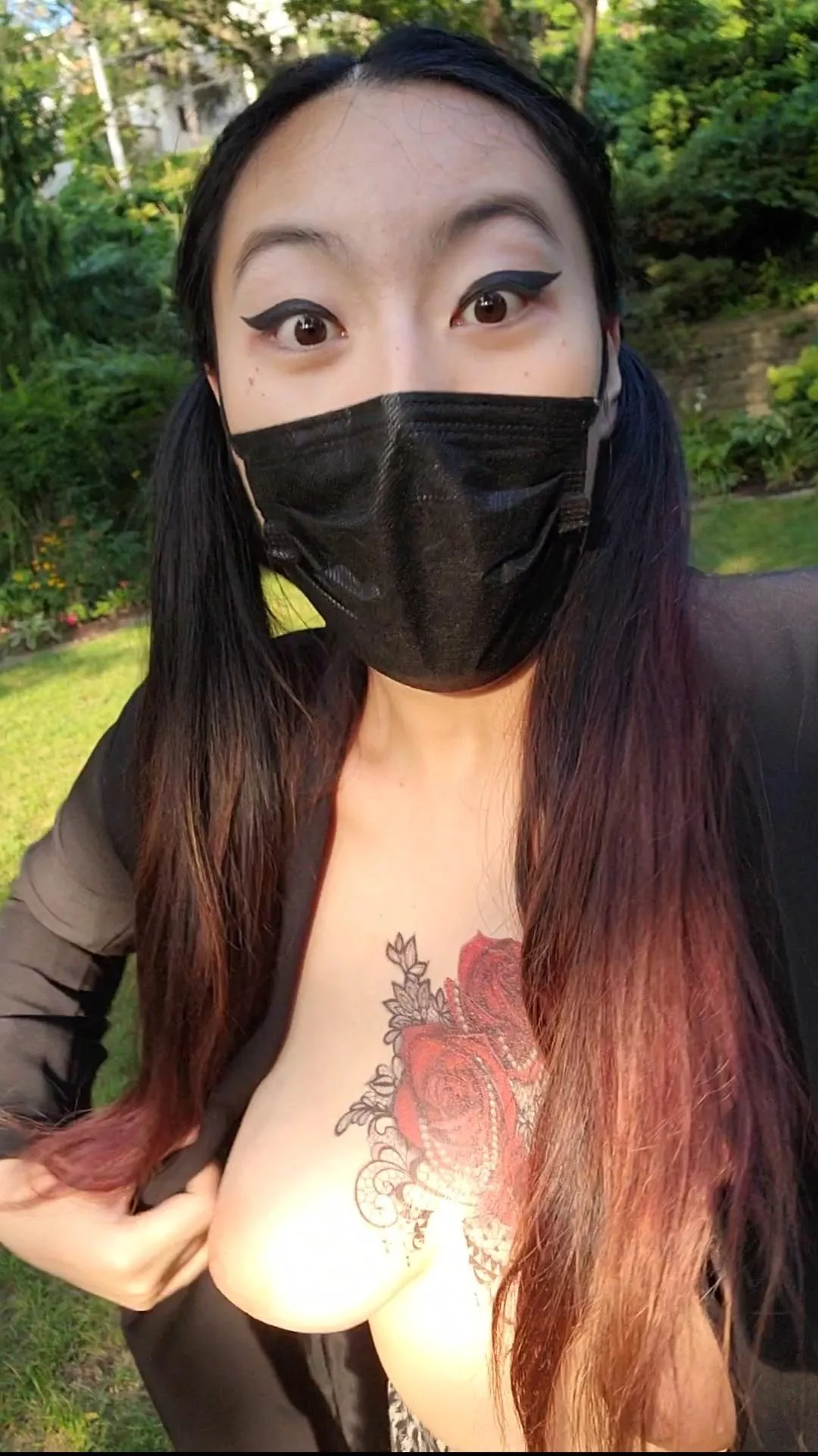 The moment you get caught flashing your tits The moment you get caught flashing your tits