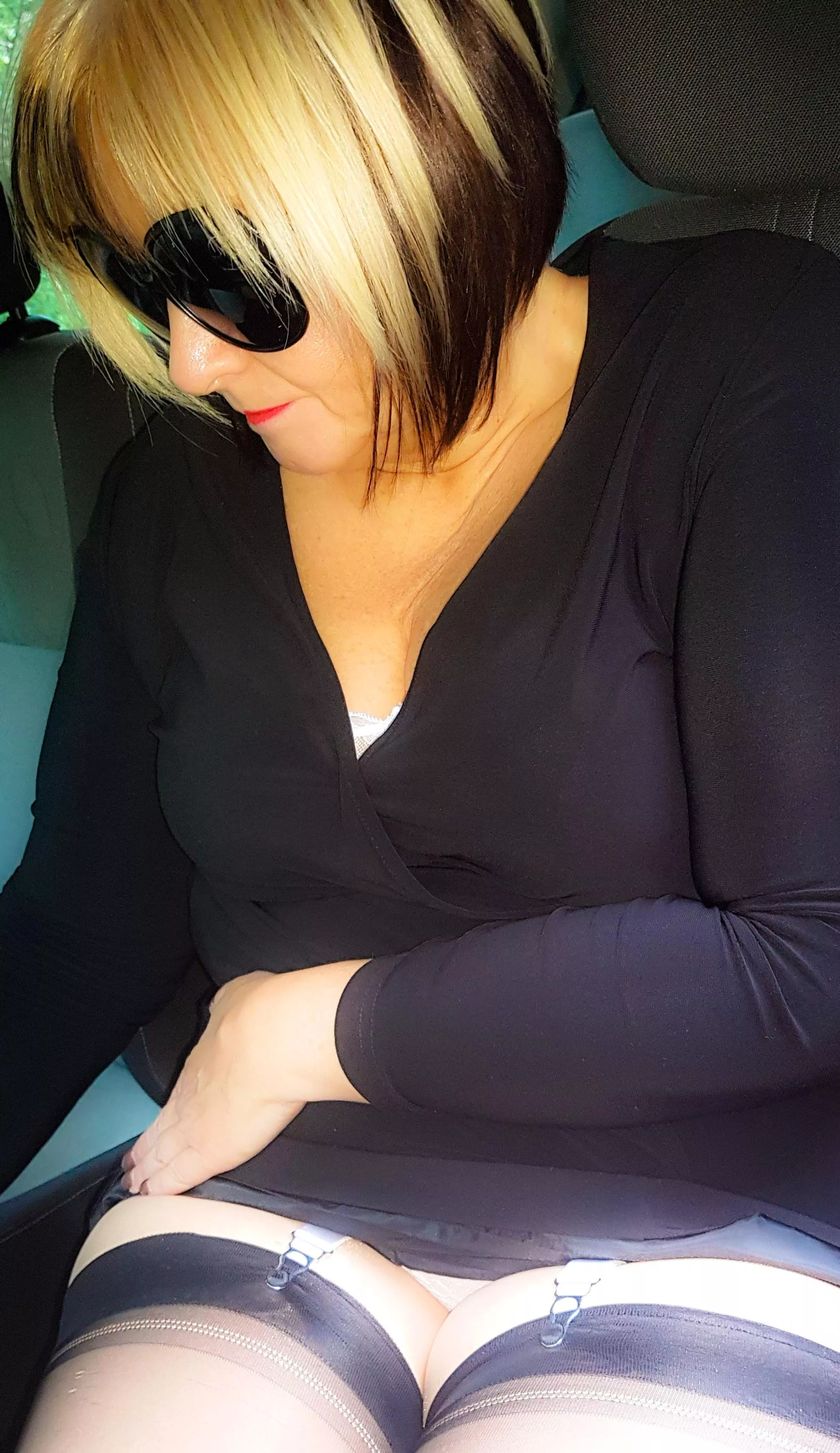 The old bag is back after a day Christmas shopping