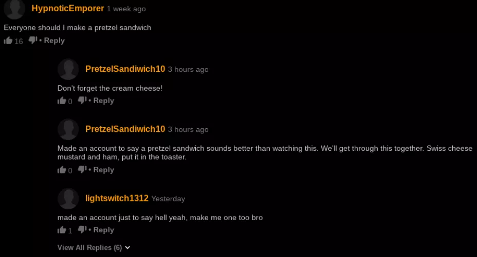 the only real reason to make an account