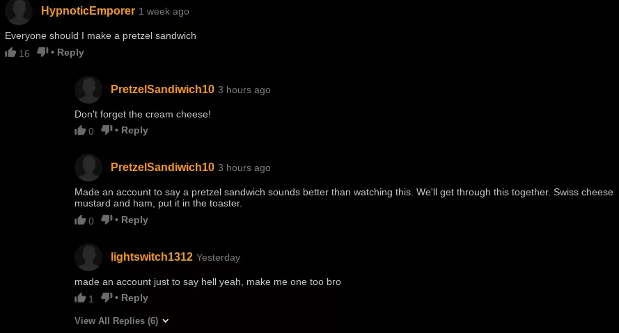 the only real reason to make an account