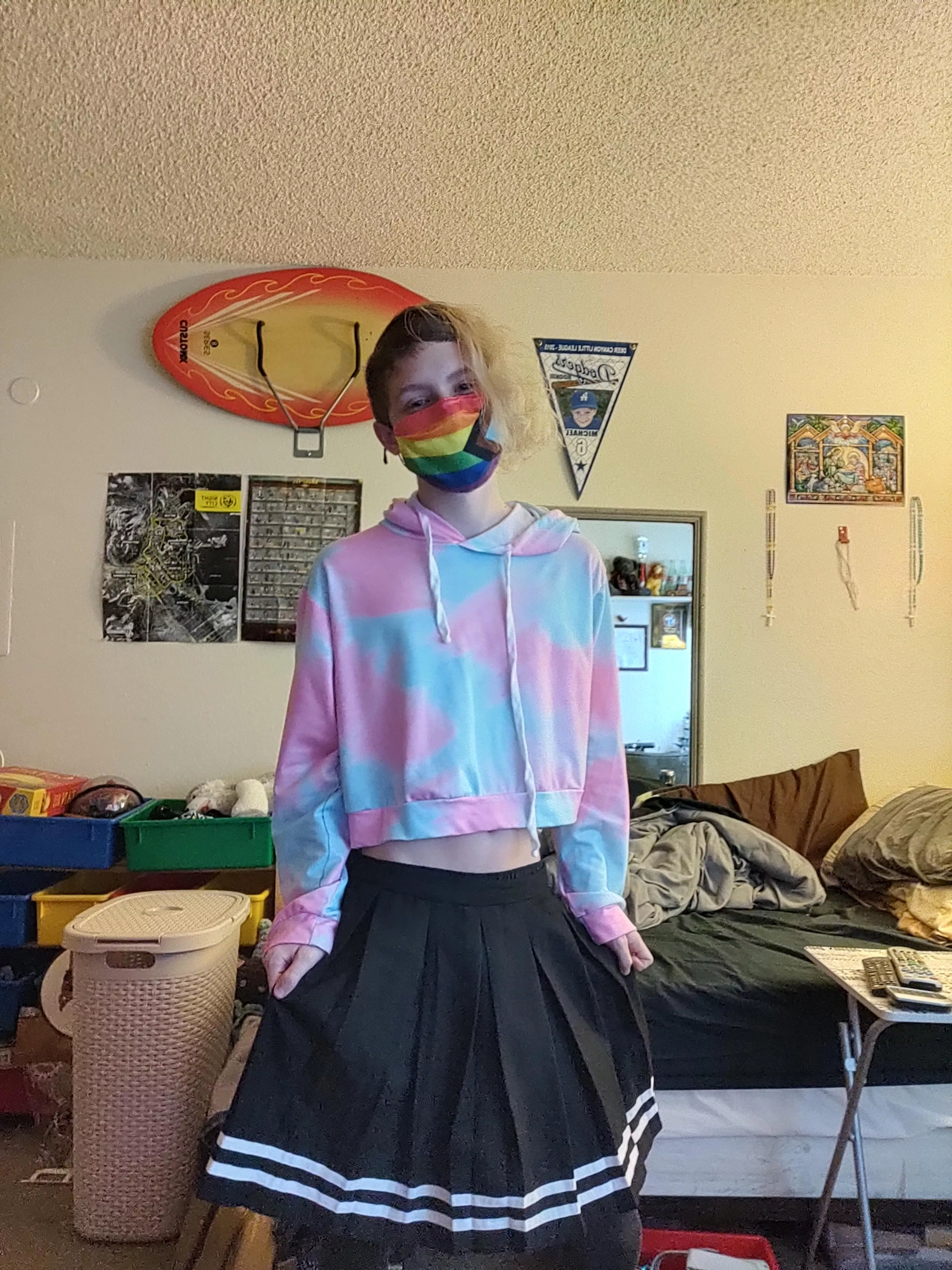 The other picture, but less belly