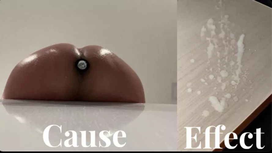 The pic i made gets a big dick so horny he cums like there’s no tomorrow