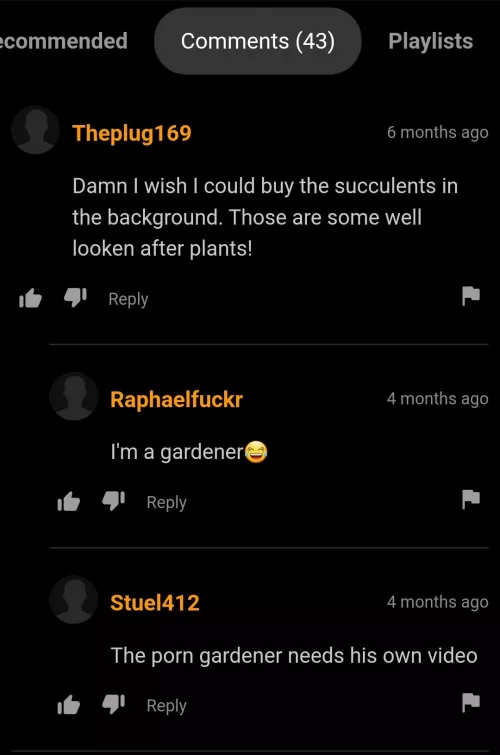 The Porn Gardener