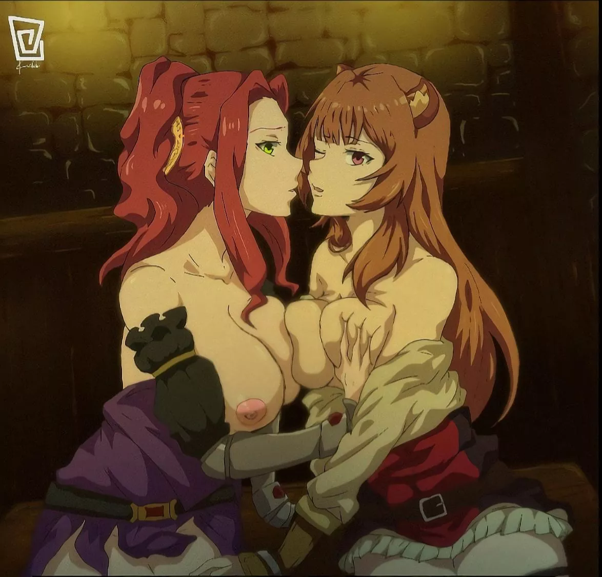 The princess and the cute pet raphtalia