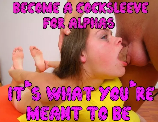 The purpose of every sissy slut ๐