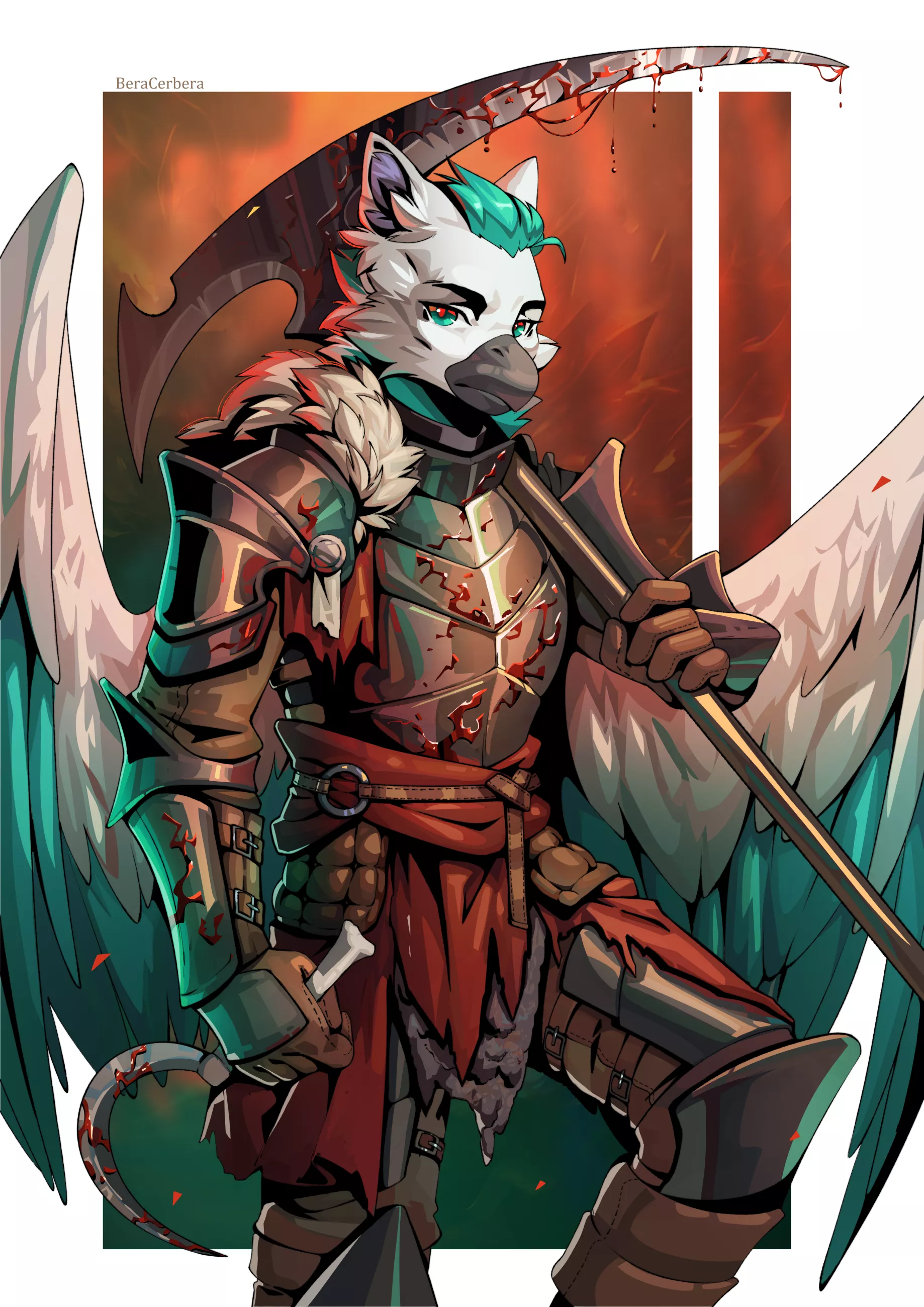 The scythe of the blood sacrifice (art by me)