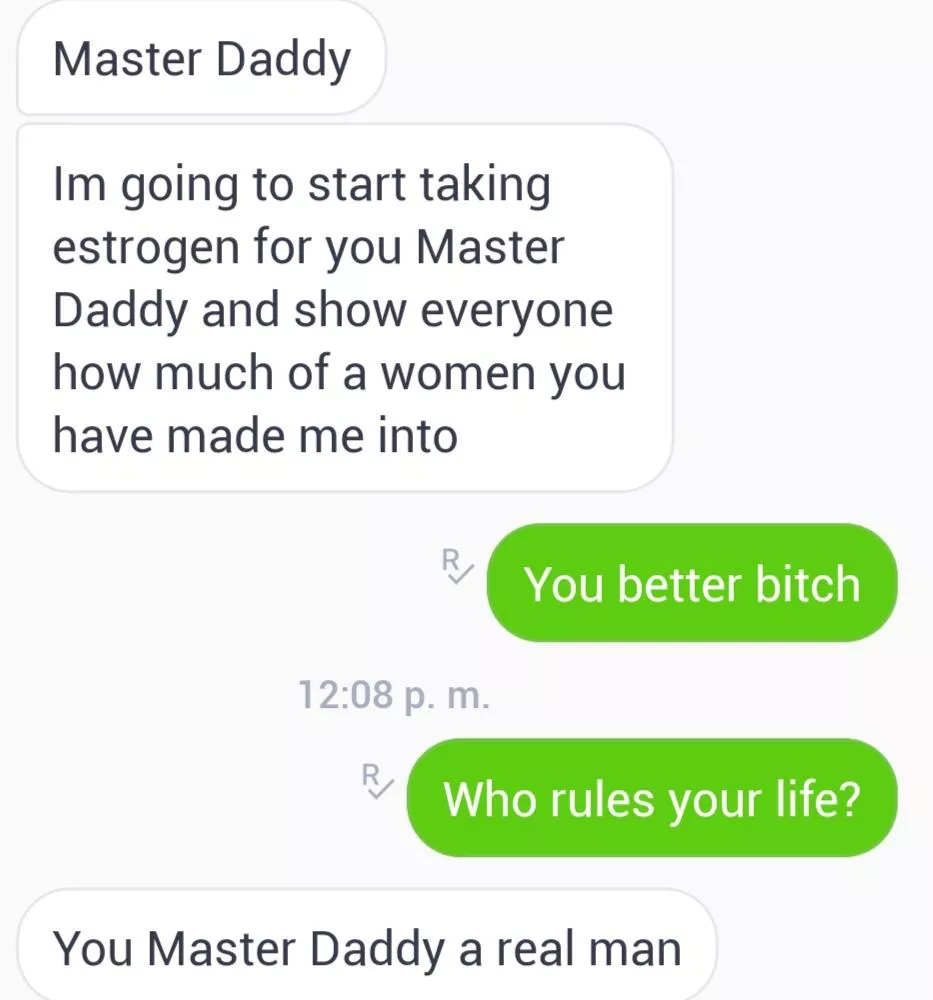 The slut is broken now.